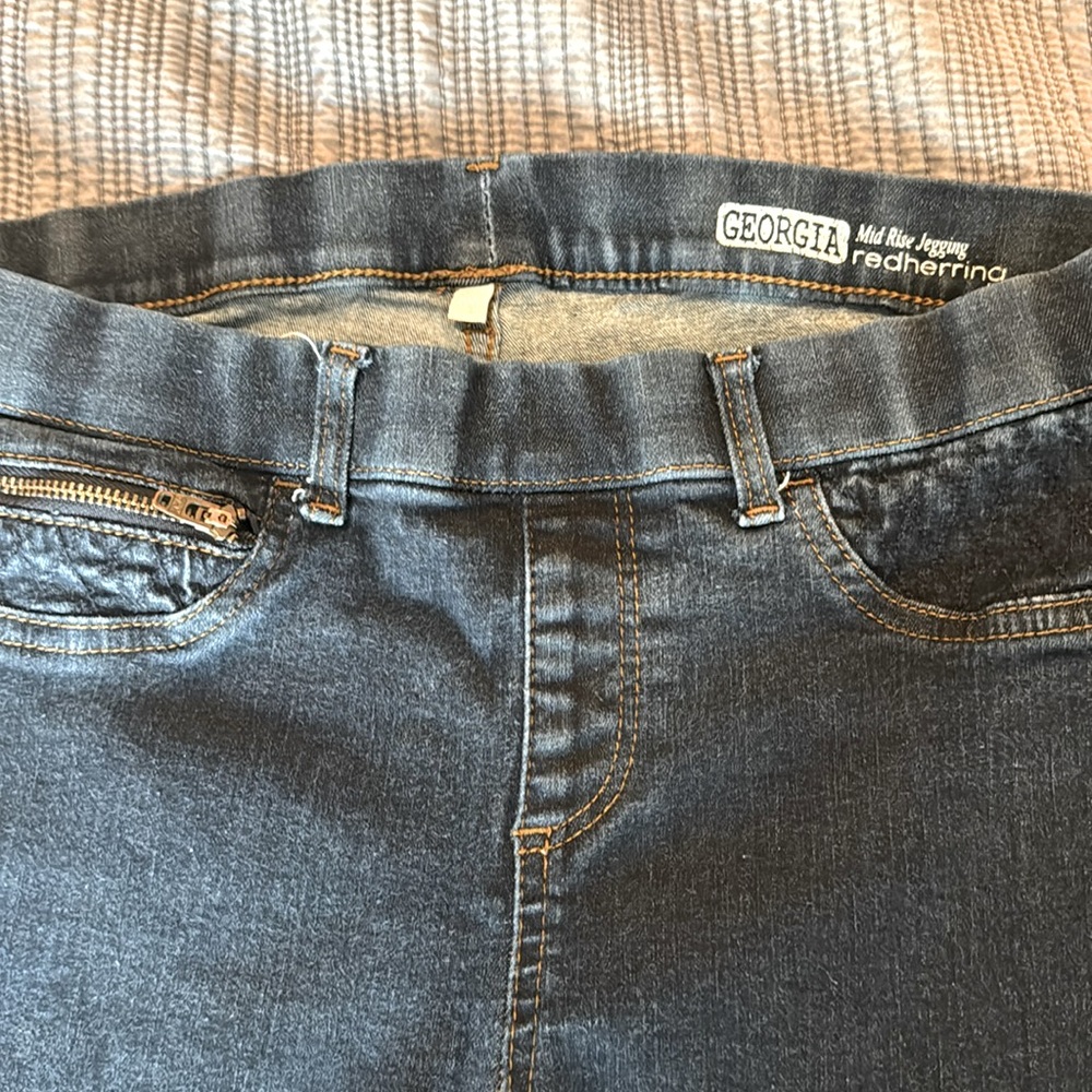 Red herring mid rise jeggings, UK 10R, US size 6